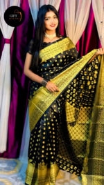 Soft silk katan sharee