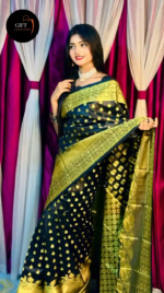 Soft silk katan sharee