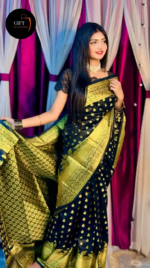 Soft silk katan sharee