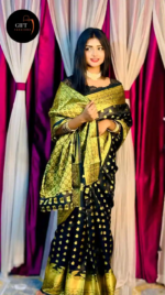 Soft silk katan sharee