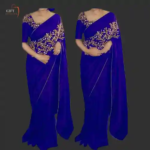 Indian Georgette Saree with Blouse Piece