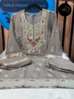 Indian Chinon Georgette Three Piece