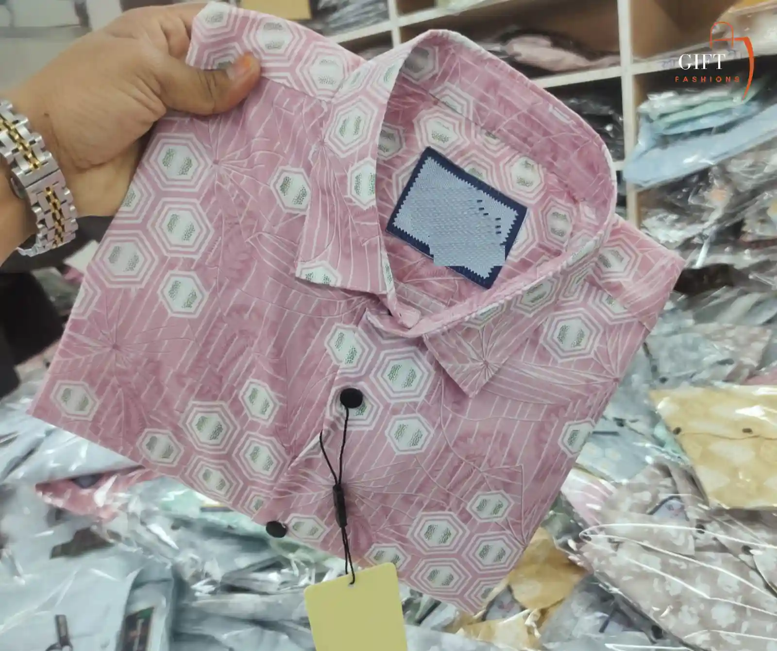 Pure Cotton full Sleeve Print Shirt