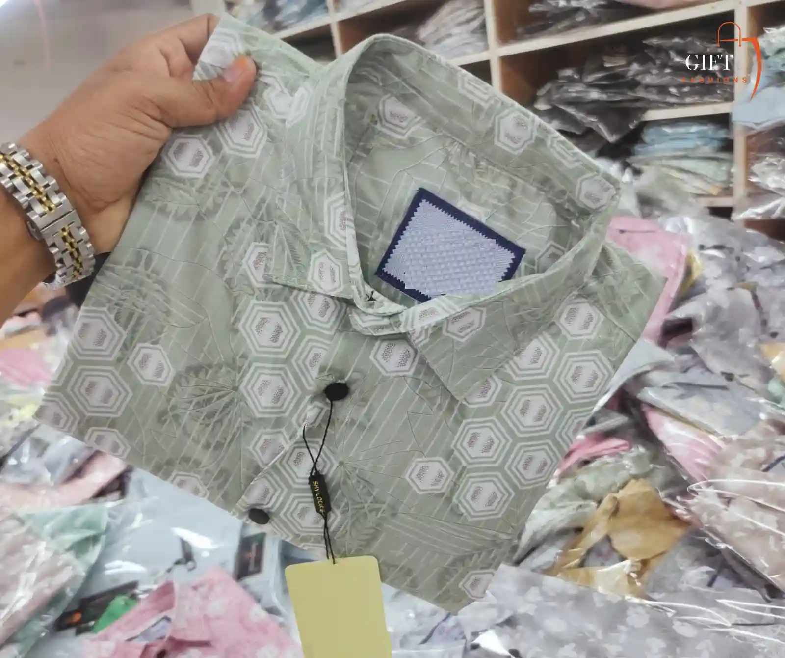 Pure Cotton full Sleeve Print Shirt