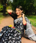 Soft silk katan sharee