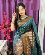 Soft silk katan sharee