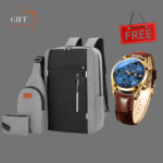 Exclusive 3-in-1 Bag Set with Free Watch!