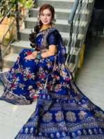 Dhupian Silk Sharee with Blouse Piece