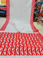 Half Silk Sharee with Blouse Piece