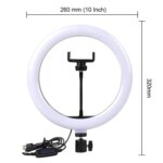 10 inch LED Ring Phil Light Ringlight Photography Beauty Light - Image 3