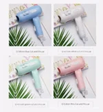 2024 Cartoon Fashion Hair Dryer for Children/Students/Dormitories/Travel Portable Foldable 2-speed Home Hair Dryer - Image 2