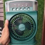 3 In 1 Air Cooling USB Fan with LED Night Light Water Fan - Image 5