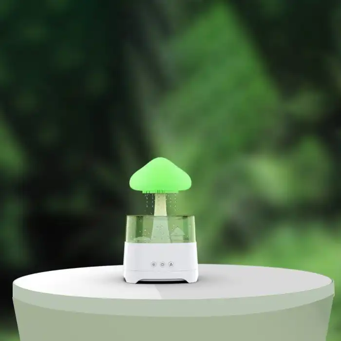 5-IN-1-Bluetooth-Speaker-Rain-Cloud-Humidifier-switchable-7-colors-450ml-capacity-super-quiet-intelligent-anti-dry-function 5 IN 1 Bluetooth Speaker Rain Cloud Humidifier, switchable 7 colors, 450ml capacity super quiet, intelligent anti-dry function - Image 1