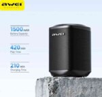 AWEI Y379 5W Mini Portable Outdoors Bluetooth Speaker - Image 3
