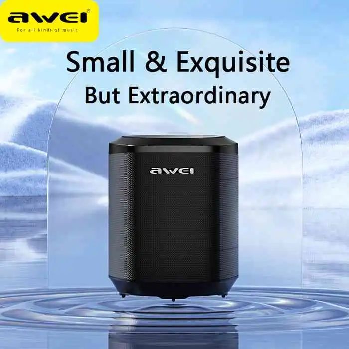 AWEI-Y379-5W-Mini-Portable-Outdoors-Bluetooth-Speaker AWEI Y379 5W Mini Portable Outdoors Bluetooth Speaker - Image 1