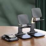 Adjustable and Foldable Desktop Mobile Phone Stand for Phone Comfortable with All Mobile for Desk, Bed, Table, Office, Video Recording, Home and Online Classes - Image 3