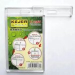 Anti-fold fully transparent hard plastic ID Card Cover / Card Holder - Image 3