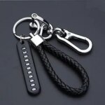 Anti-lost keychain with Mobile Number for Bicycle Car Auto Motor Cycle Key Ring Gift - Image 3