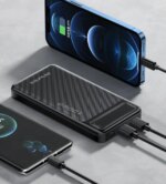 Awei P5K 10000mAh Dual USB Port Power Bank Fast Charging Micro USB and Type C Input Power Bank - Image 4