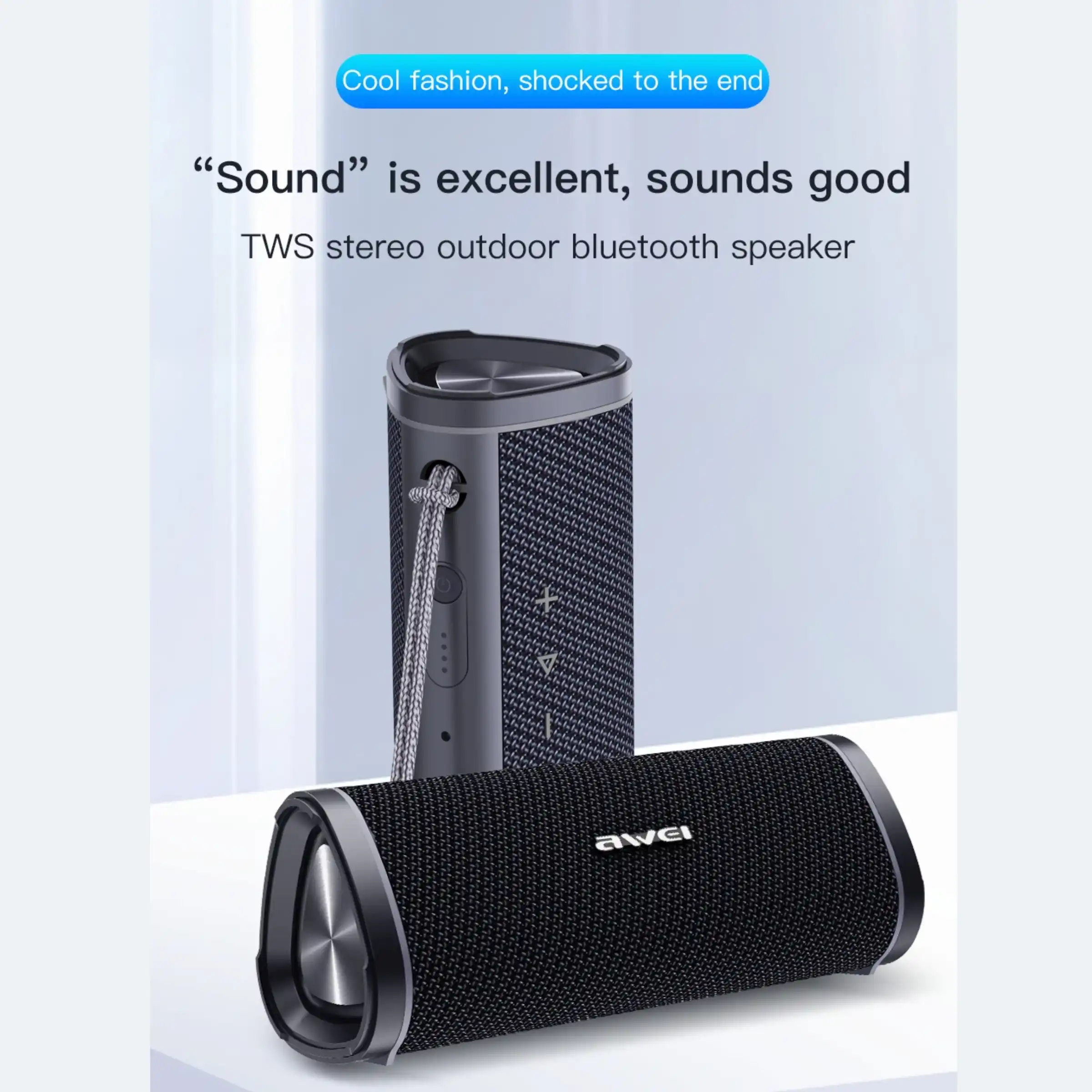 Awei-Y331-Portable-Bluetooth-5.0-Speaker-six-Month-Warrenty Awei Y331 Portable Bluetooth 5.0 Speaker ( six Month Warrenty ) - Image 1