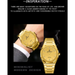 BINBOND 818 Stainless Steel Quartz Fashionable Premium Watch - Image 3