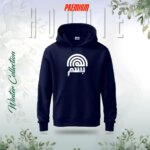 "Bismillah" Islamic Hoodie (Nevi Blue) - Image 2