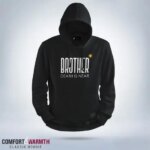 “Brother death is near” Islamic Hoodie (Black) - Image 2