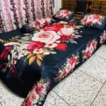 China Premium 3D Design Bed Sheet(red)
