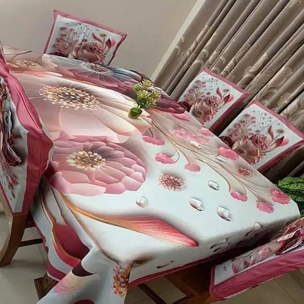 China-Premium-3D-Print-Table-Cloth-Set-19 China Premium 3D Print Table Cloth Set - Image 1