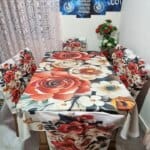 China Premium 3D Print Table Cloth Set