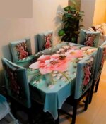 China Premium 3D Print Table Cloth Set - Image 2