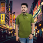 China Stretch Half sleeve polo shirt - Image 3