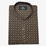 Cotton  Print Punjabi + Premium Watch + Wallet  Combo Pack - Image 5