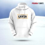 "Death Warning" Islamic Hoodie (White) - Image 2