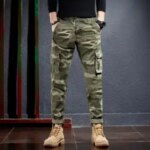 Designer Camo Cargo Pants