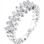 Double Rows Diamond Rings for Womens - Image 4