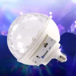 E27 LED Music Crystal Magic Effect Ball Light RGB Lamp Mp3 Bluetooth Music Led Stage Light AC110-240V 6W Disco Dj Stage Light - Image 5