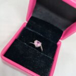 Elegant Pink Tear Drop Ring - Image 4