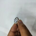 Elegant Pink Tear Drop Ring - Image 5