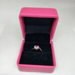 Elegant Pink Tear Drop Ring - Image 8