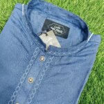 Exclusive Embroidery Cotton Panjabi With premium box