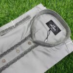 Exclusive Embroidery Cotton Panjabi With premium box - Image 5