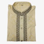 Exclusive Embroidery Cotton Panjabi With premium box - Image 2