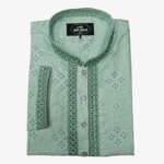 Exclusive Embroidery Cotton Panjabi With premium box - Image 2