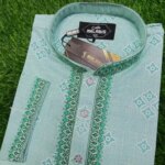 Exclusive Embroidery Cotton Panjabi With premium box - Image 5