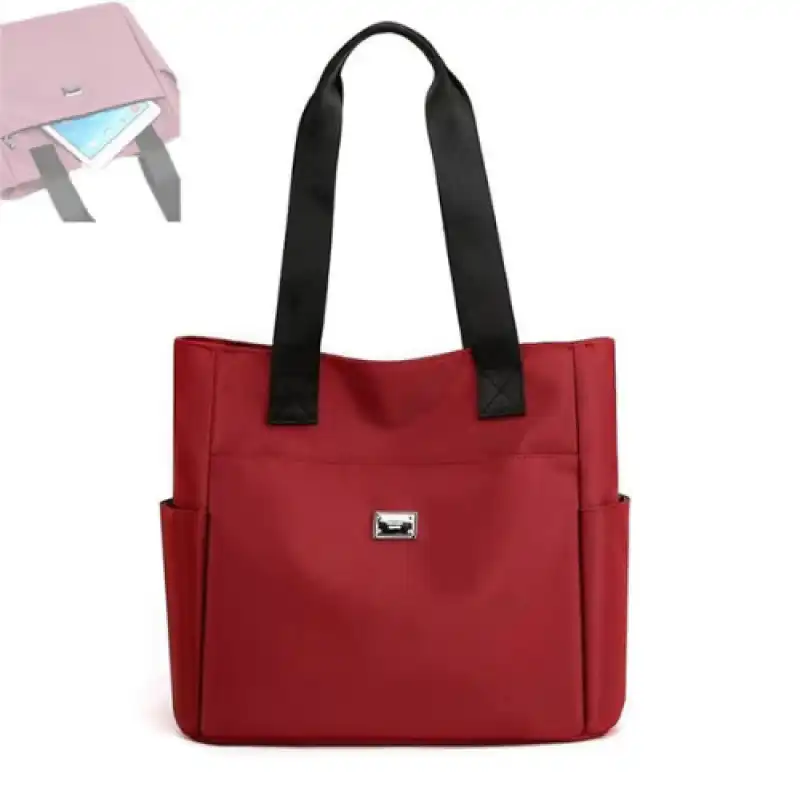 Fashion-Shopping-Bag-maroon Fashion Shopping Bag (maroon) - Image 1