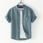 Fashionable half-sleeve shirt for men