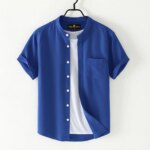 Fashionable half-sleeve shirt for men - Image 2