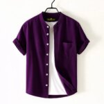 Fashionable half-sleeve shirt for men - Image 2