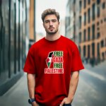 Free Palestine Cotton T-shirt - Image 2